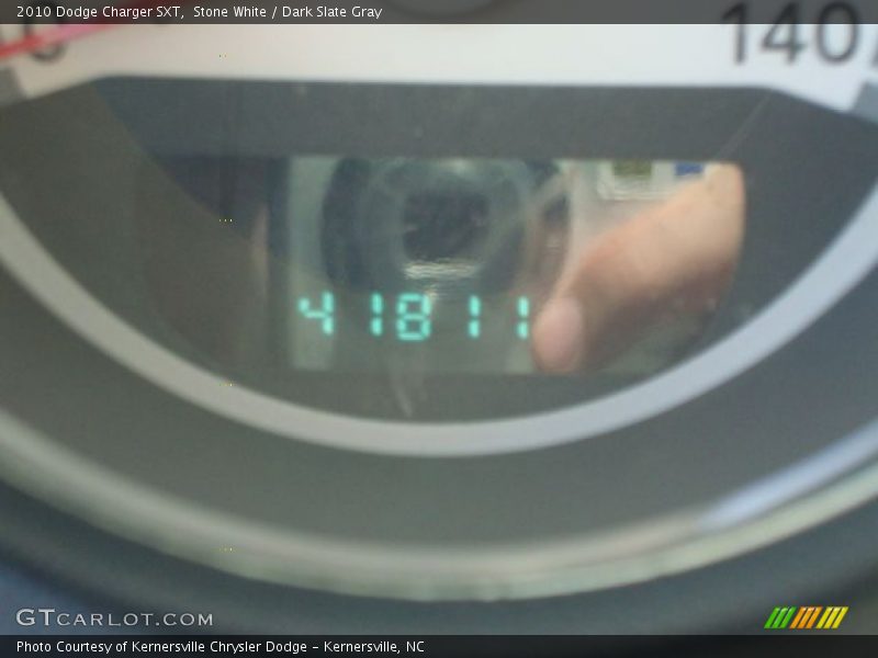 Stone White / Dark Slate Gray 2010 Dodge Charger SXT