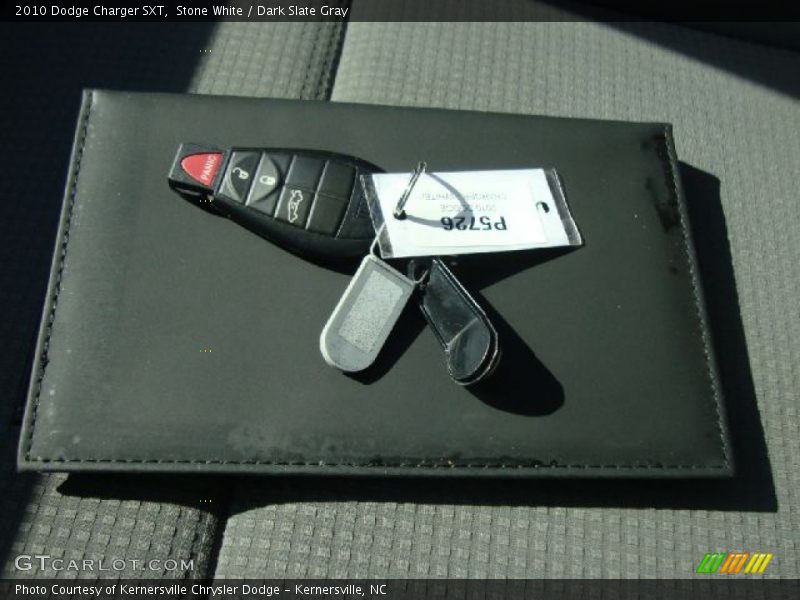 Stone White / Dark Slate Gray 2010 Dodge Charger SXT