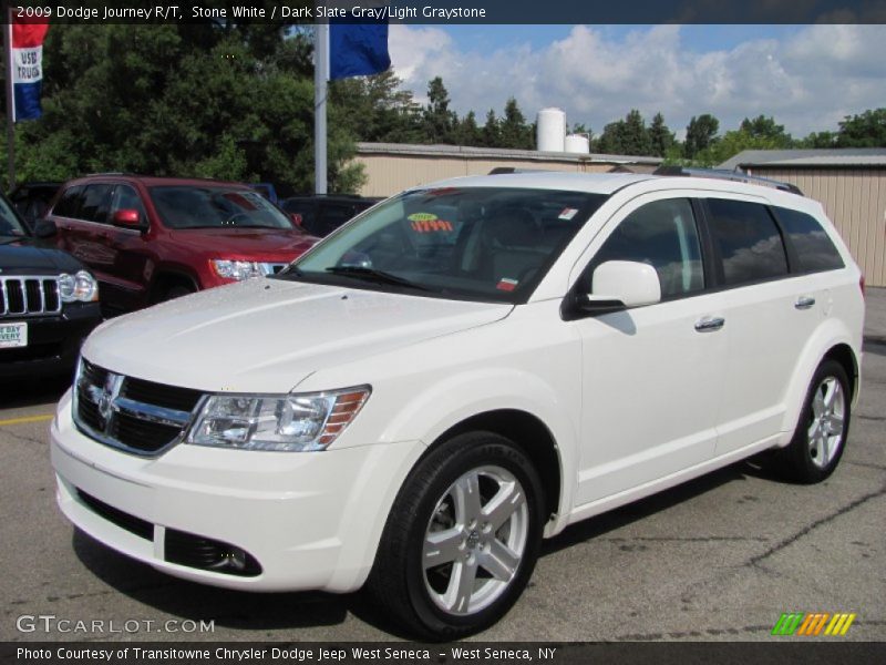 Stone White / Dark Slate Gray/Light Graystone 2009 Dodge Journey R/T