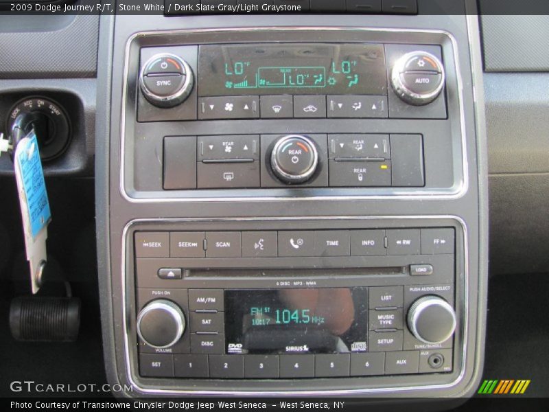 Stone White / Dark Slate Gray/Light Graystone 2009 Dodge Journey R/T