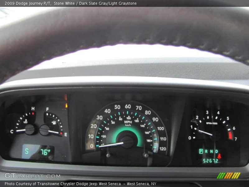 Stone White / Dark Slate Gray/Light Graystone 2009 Dodge Journey R/T
