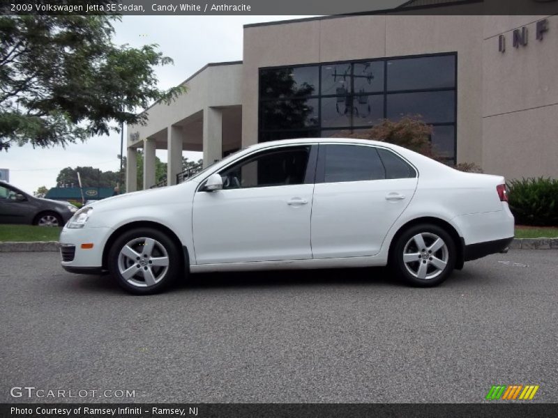 Candy White / Anthracite 2009 Volkswagen Jetta SE Sedan