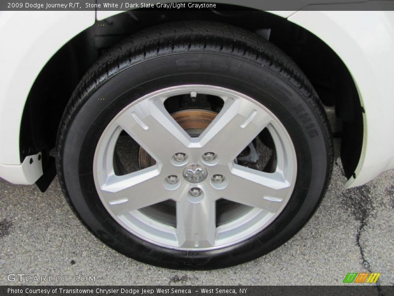 Stone White / Dark Slate Gray/Light Graystone 2009 Dodge Journey R/T