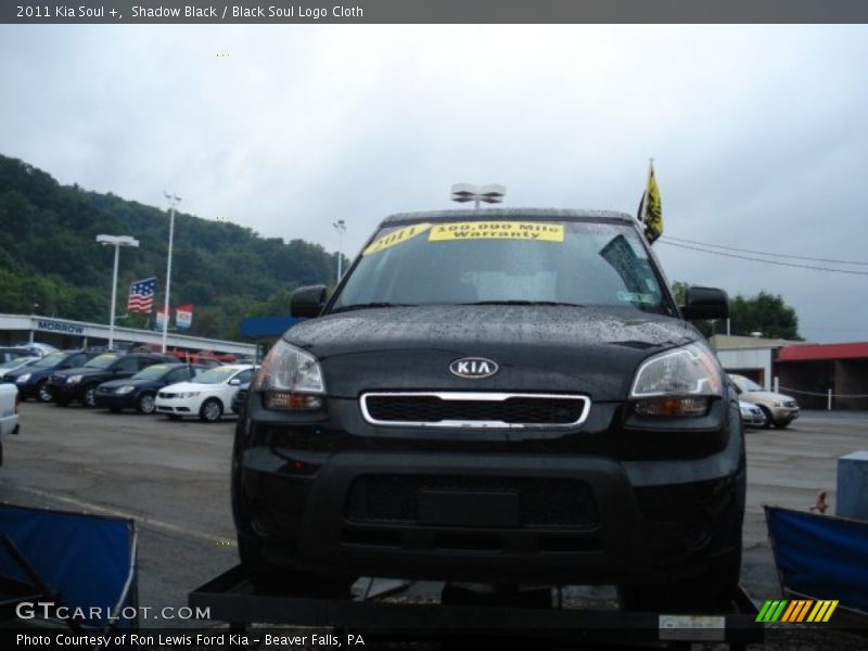 Shadow Black / Black Soul Logo Cloth 2011 Kia Soul +