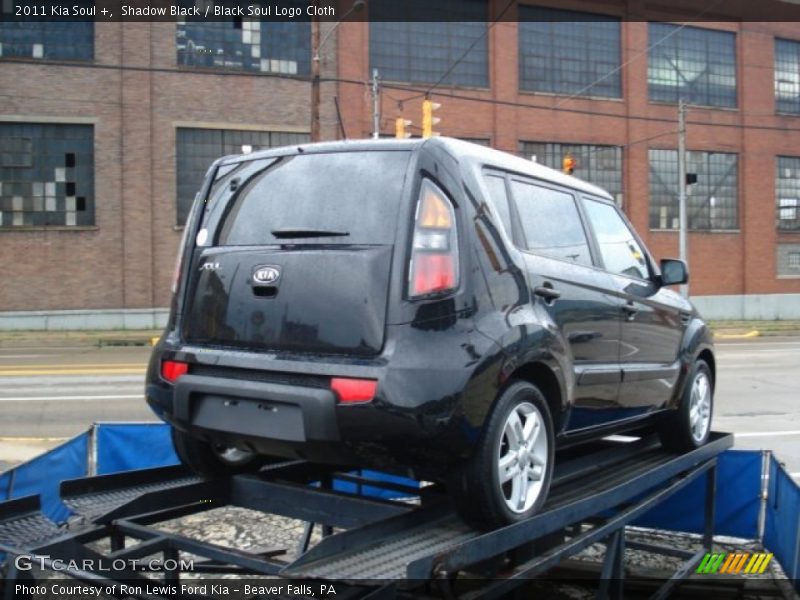 Shadow Black / Black Soul Logo Cloth 2011 Kia Soul +