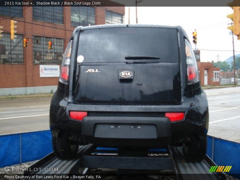 Shadow Black / Black Soul Logo Cloth 2011 Kia Soul +