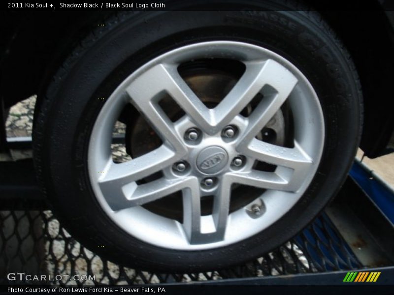 Shadow Black / Black Soul Logo Cloth 2011 Kia Soul +