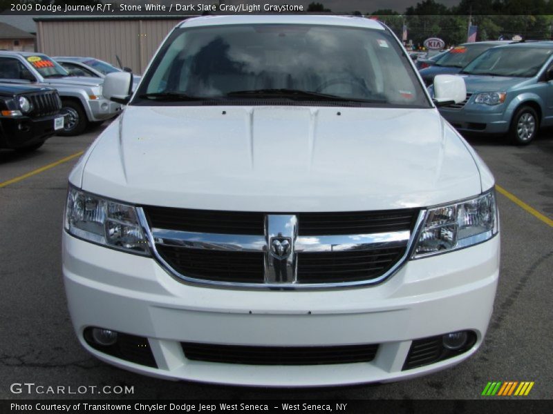 Stone White / Dark Slate Gray/Light Graystone 2009 Dodge Journey R/T