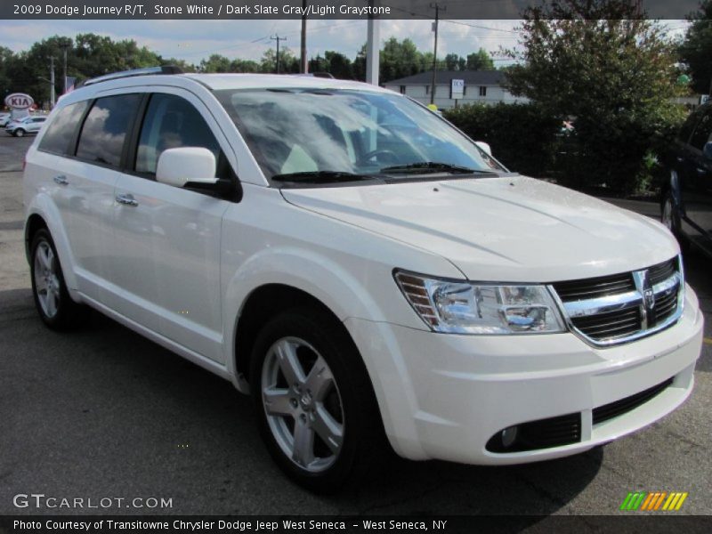 Stone White / Dark Slate Gray/Light Graystone 2009 Dodge Journey R/T