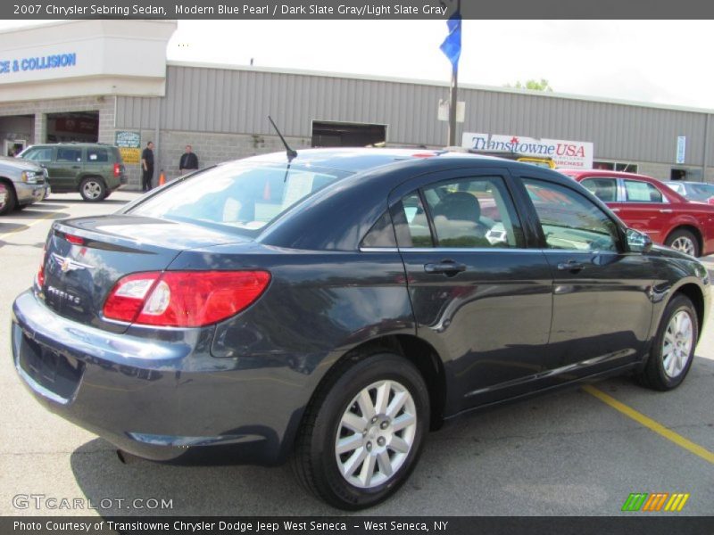 Modern Blue Pearl / Dark Slate Gray/Light Slate Gray 2007 Chrysler Sebring Sedan