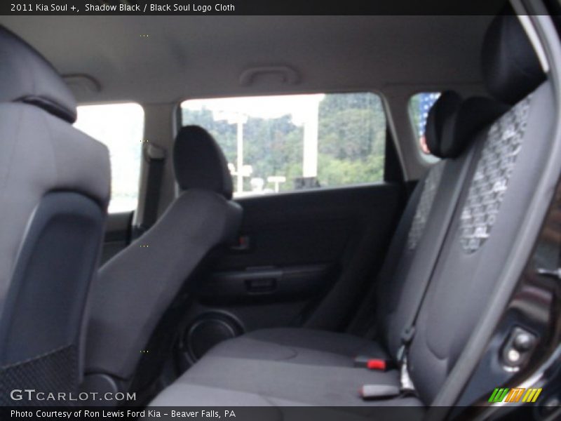 Shadow Black / Black Soul Logo Cloth 2011 Kia Soul +