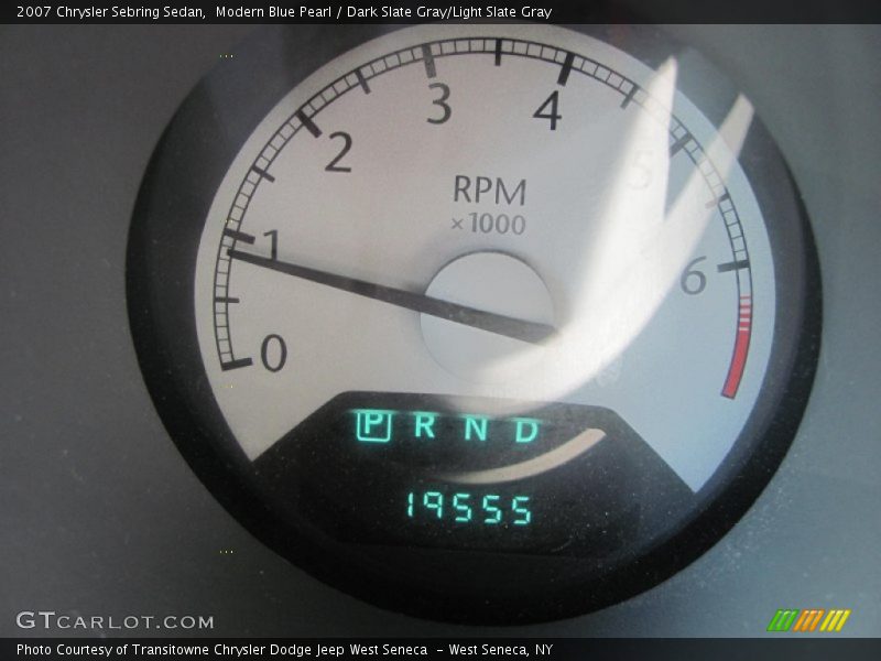Modern Blue Pearl / Dark Slate Gray/Light Slate Gray 2007 Chrysler Sebring Sedan