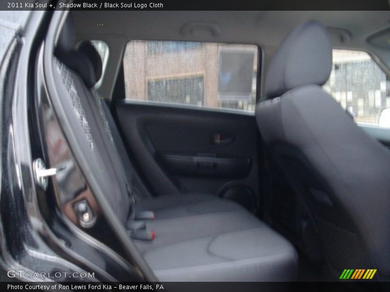 Shadow Black / Black Soul Logo Cloth 2011 Kia Soul +