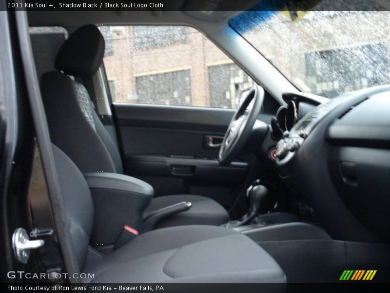 Shadow Black / Black Soul Logo Cloth 2011 Kia Soul +