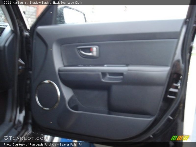 Shadow Black / Black Soul Logo Cloth 2011 Kia Soul +