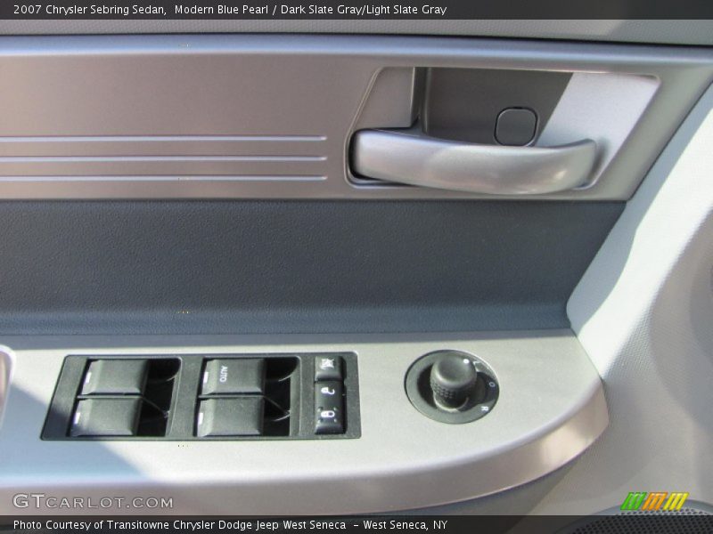 Modern Blue Pearl / Dark Slate Gray/Light Slate Gray 2007 Chrysler Sebring Sedan