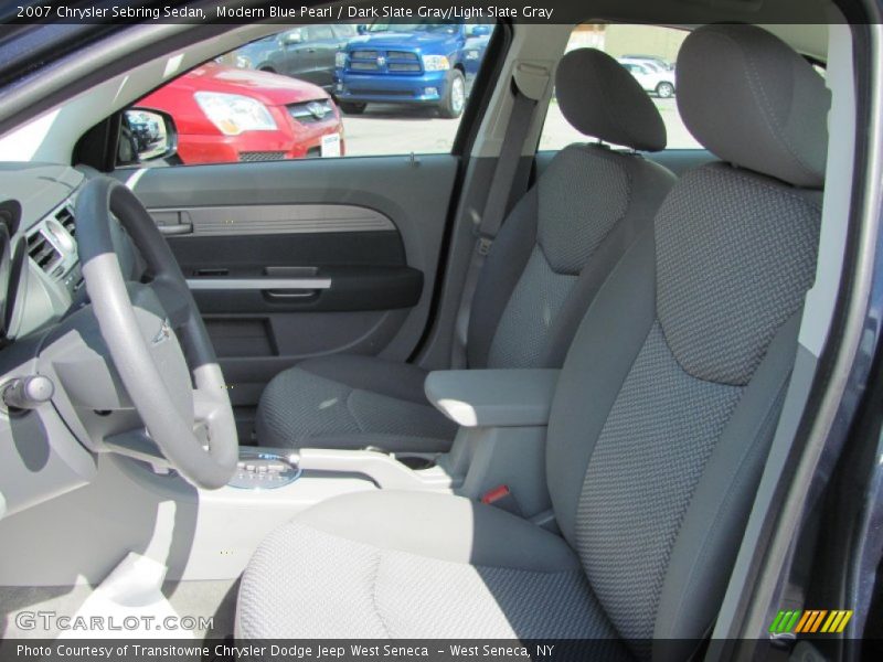 Modern Blue Pearl / Dark Slate Gray/Light Slate Gray 2007 Chrysler Sebring Sedan