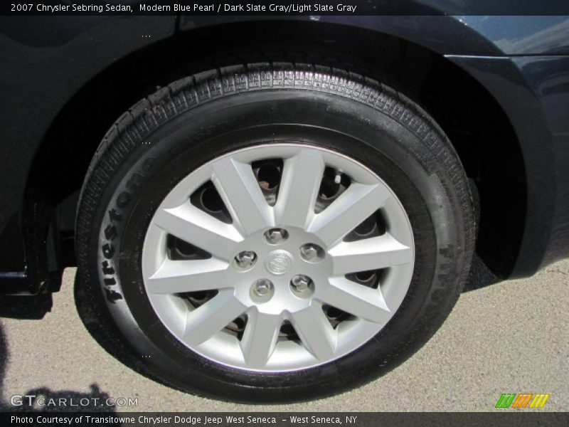 Modern Blue Pearl / Dark Slate Gray/Light Slate Gray 2007 Chrysler Sebring Sedan