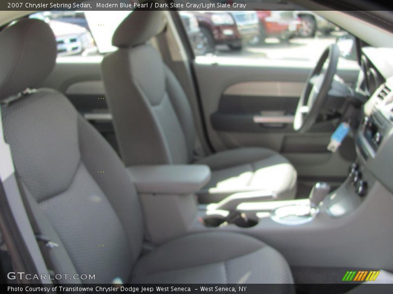 Modern Blue Pearl / Dark Slate Gray/Light Slate Gray 2007 Chrysler Sebring Sedan