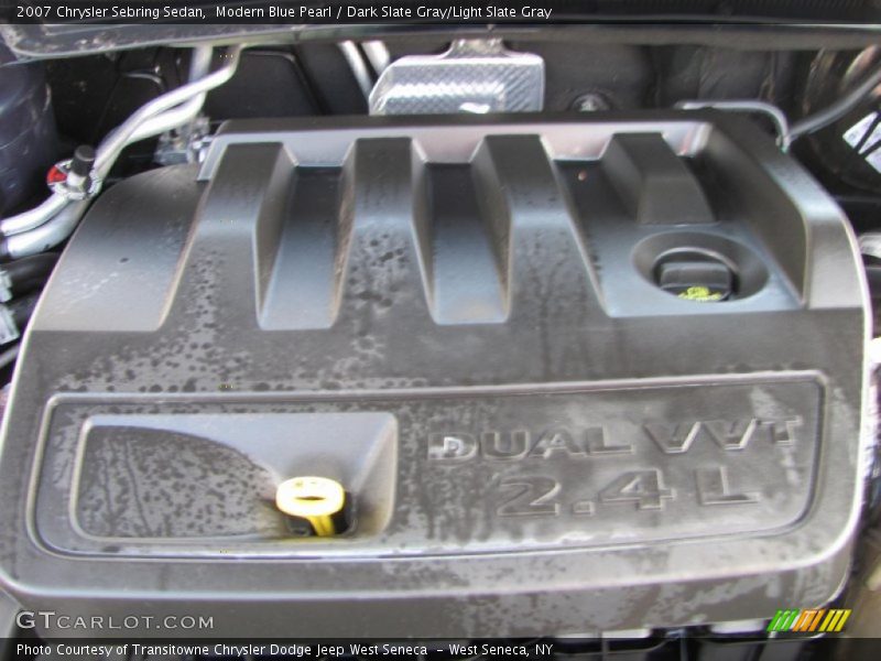 Modern Blue Pearl / Dark Slate Gray/Light Slate Gray 2007 Chrysler Sebring Sedan