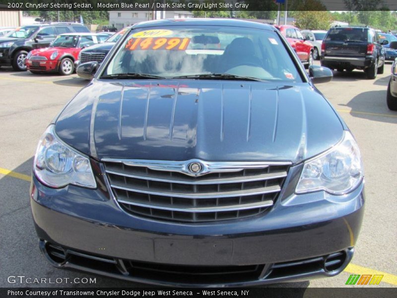 Modern Blue Pearl / Dark Slate Gray/Light Slate Gray 2007 Chrysler Sebring Sedan