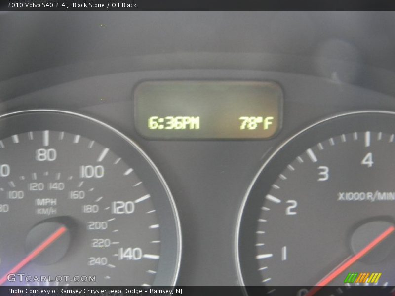 Black Stone / Off Black 2010 Volvo S40 2.4i