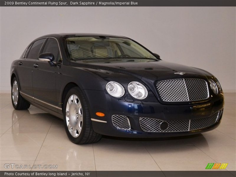 Dark Sapphire / Magnolia/Imperial Blue 2009 Bentley Continental Flying Spur