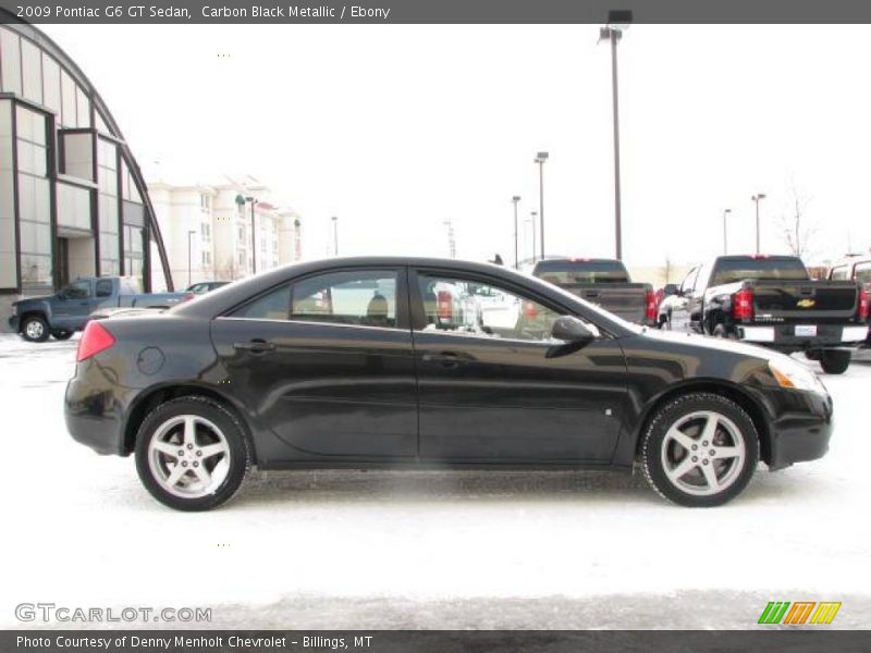 Carbon Black Metallic / Ebony 2009 Pontiac G6 GT Sedan