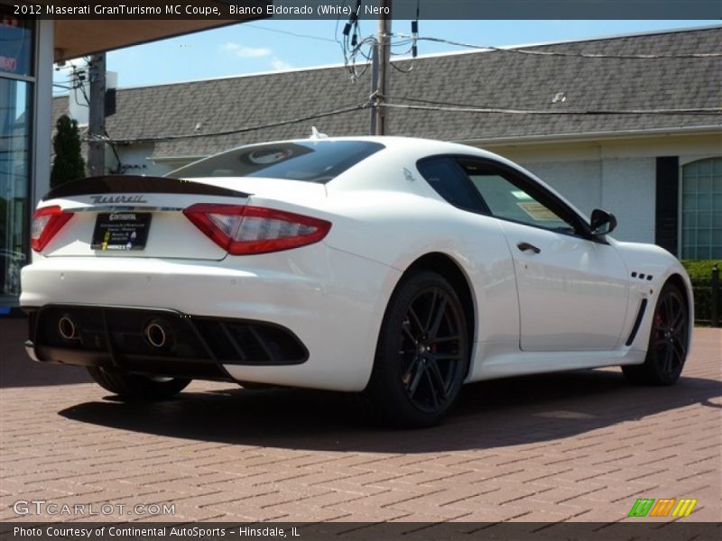 Bianco Eldorado (White) / Nero 2012 Maserati GranTurismo MC Coupe