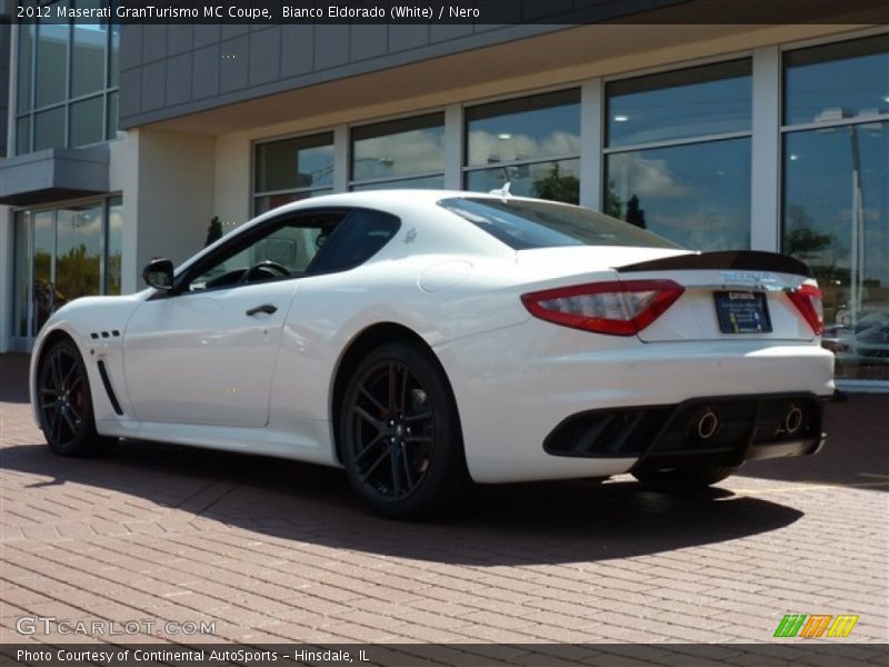 Bianco Eldorado (White) / Nero 2012 Maserati GranTurismo MC Coupe