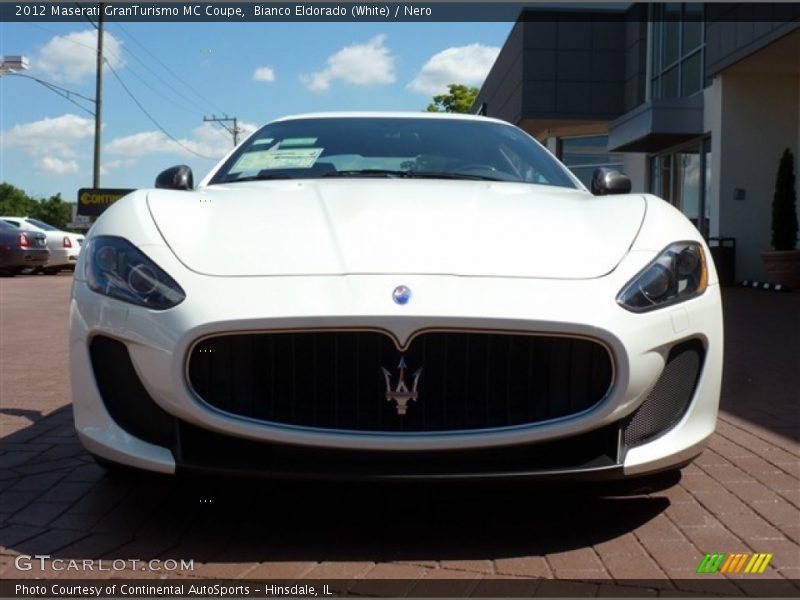 Bianco Eldorado (White) / Nero 2012 Maserati GranTurismo MC Coupe