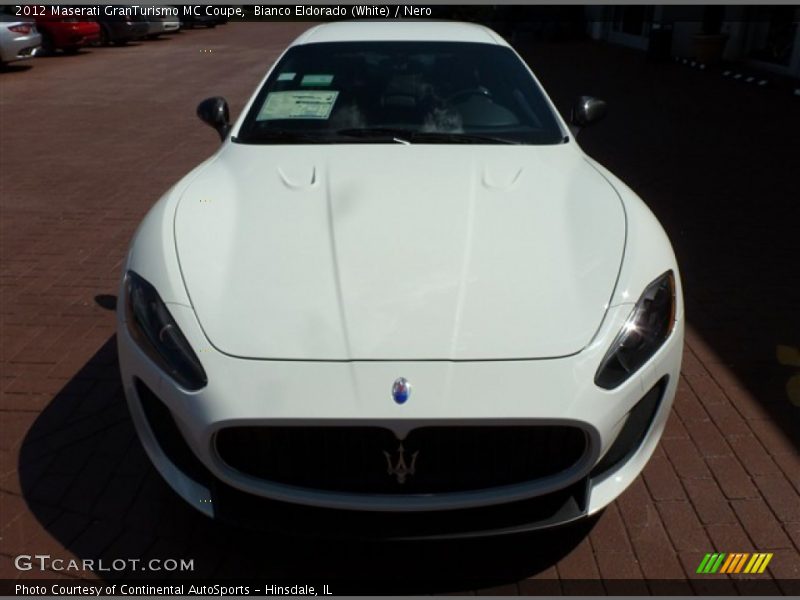 Bianco Eldorado (White) / Nero 2012 Maserati GranTurismo MC Coupe