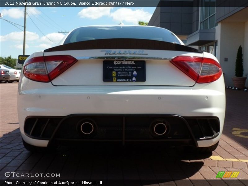 Bianco Eldorado (White) / Nero 2012 Maserati GranTurismo MC Coupe