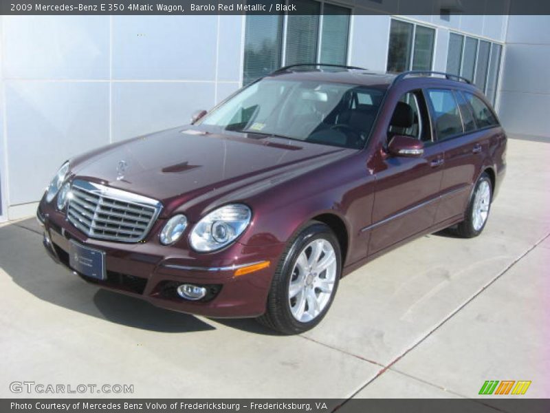 Barolo Red Metallic / Black 2009 Mercedes-Benz E 350 4Matic Wagon