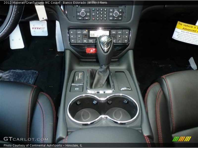 Bianco Eldorado (White) / Nero 2012 Maserati GranTurismo MC Coupe