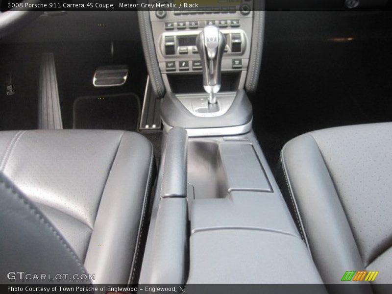 Meteor Grey Metallic / Black 2008 Porsche 911 Carrera 4S Coupe