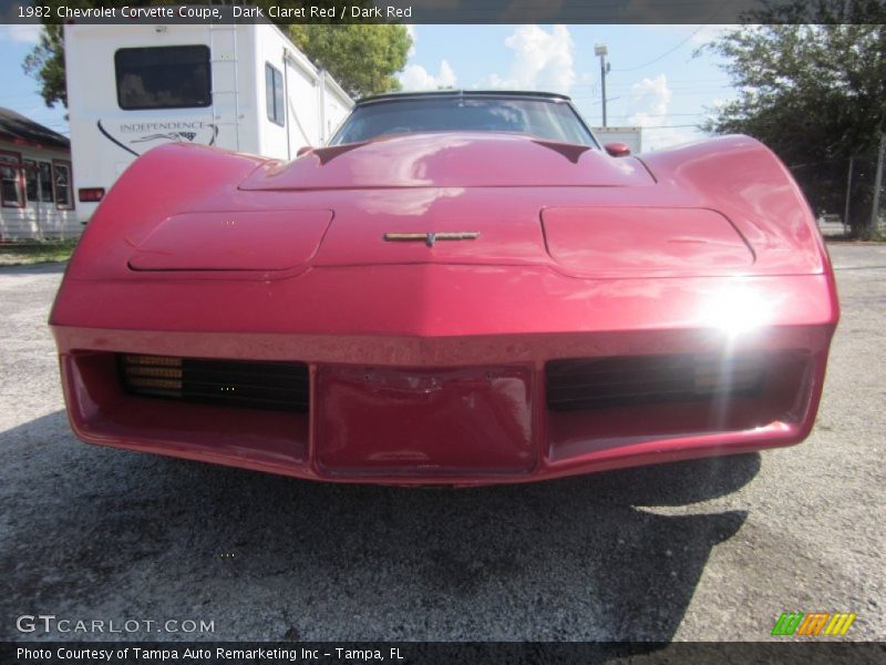 Dark Claret Red / Dark Red 1982 Chevrolet Corvette Coupe