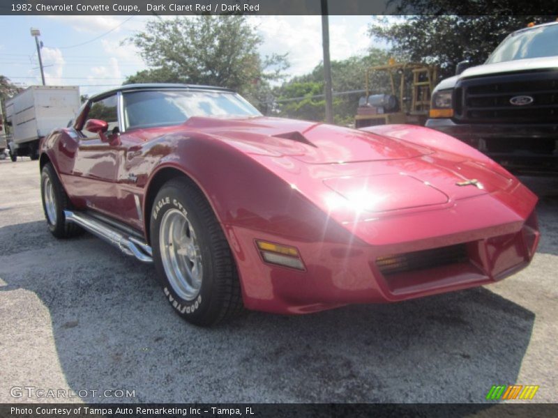 Dark Claret Red / Dark Red 1982 Chevrolet Corvette Coupe