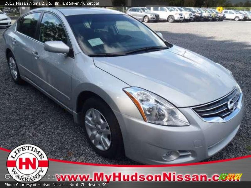 Brilliant Silver / Charcoal 2012 Nissan Altima 2.5 S