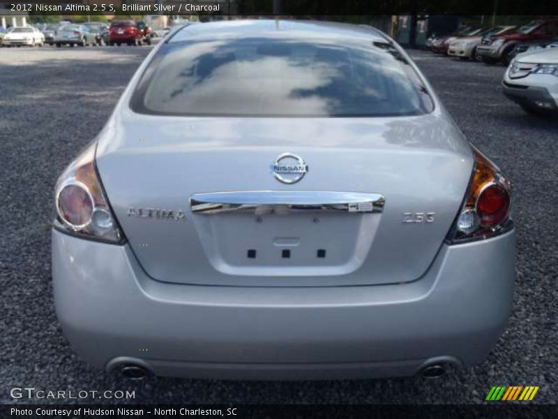 Brilliant Silver / Charcoal 2012 Nissan Altima 2.5 S