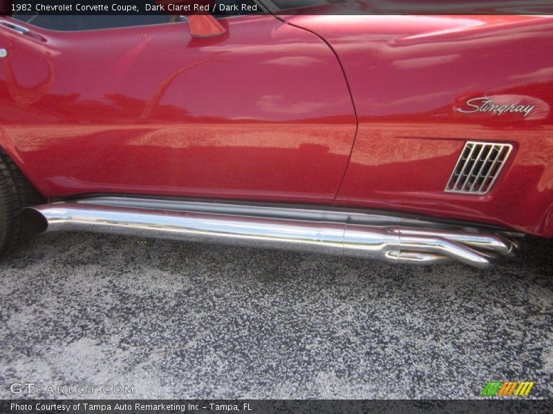 Dark Claret Red / Dark Red 1982 Chevrolet Corvette Coupe