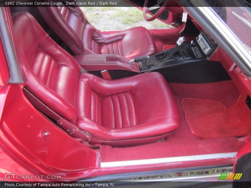  1982 Corvette Coupe Dark Red Interior