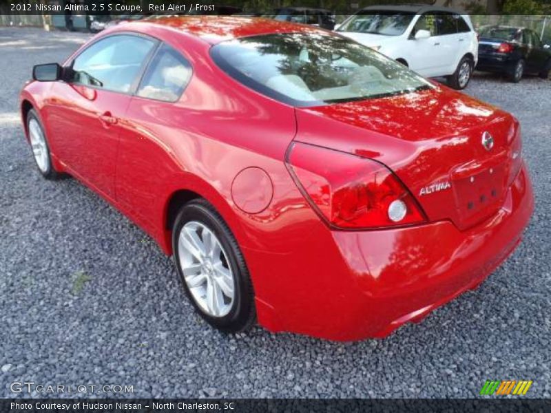Red Alert / Frost 2012 Nissan Altima 2.5 S Coupe