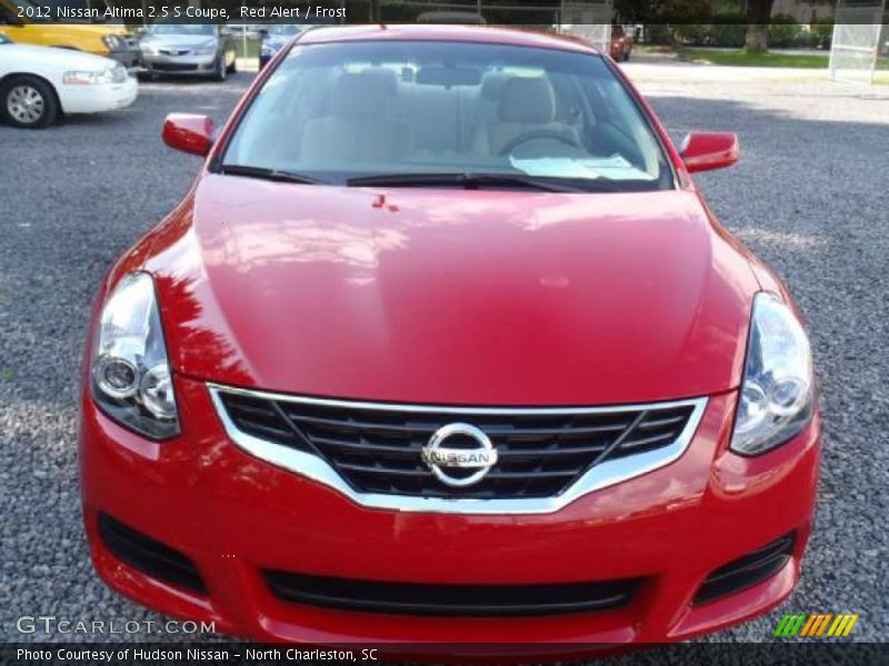 Red Alert / Frost 2012 Nissan Altima 2.5 S Coupe