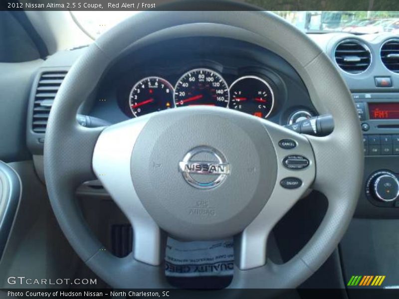 Red Alert / Frost 2012 Nissan Altima 2.5 S Coupe