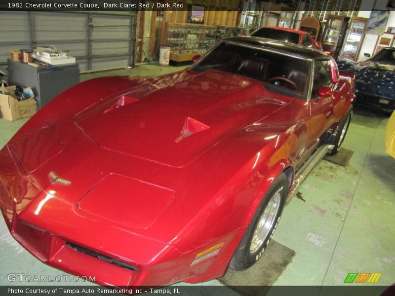 Dark Claret Red / Dark Red 1982 Chevrolet Corvette Coupe