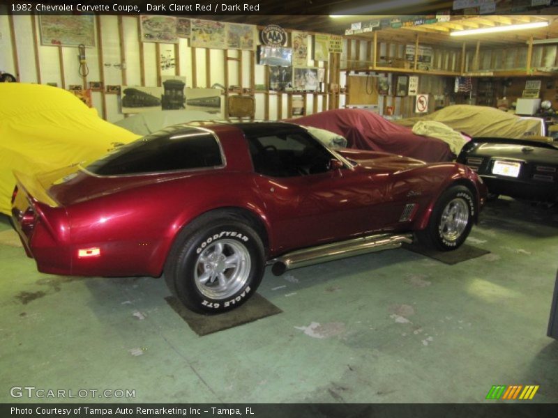 Dark Claret Red / Dark Red 1982 Chevrolet Corvette Coupe