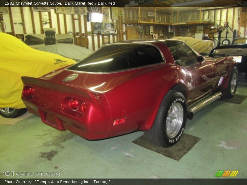 Dark Claret Red / Dark Red 1982 Chevrolet Corvette Coupe