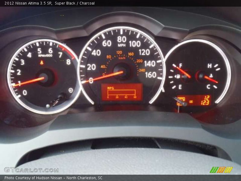Super Black / Charcoal 2012 Nissan Altima 3.5 SR