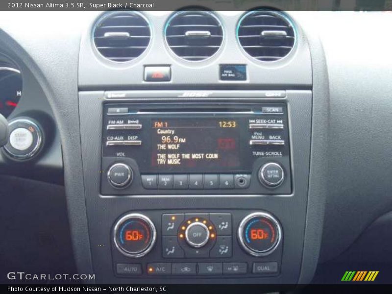 Super Black / Charcoal 2012 Nissan Altima 3.5 SR